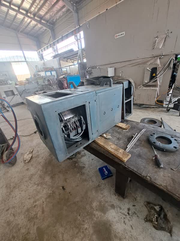 تست موتور۲۵۰ کیلووات کارخانه سیم وکابل و سوختن آرمیچر