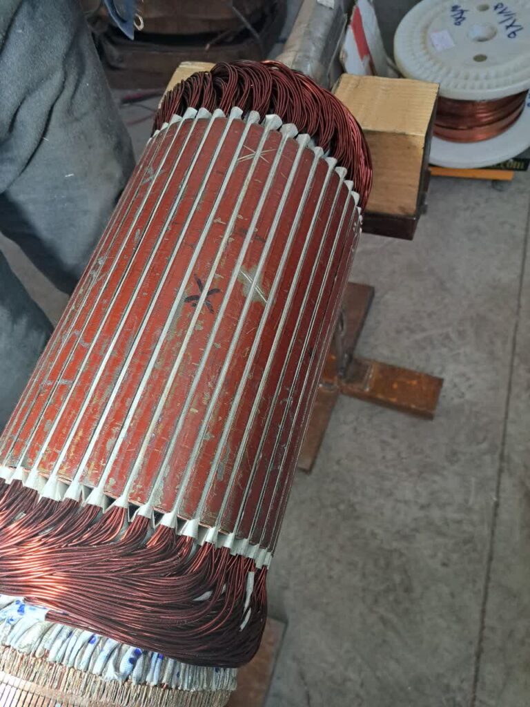 تعمیر و سیم پیچی آرمیچرهای الکتروموتورهای DC کارخانه پروفیل سازی قزوین