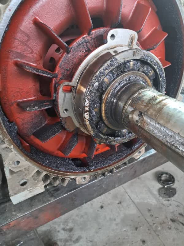 سرویس اساسی الکتروموتور۴۰۰ کیلوواتی از کارخانه فولادی